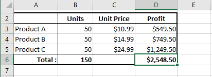 Example of Solver in Excel 2016