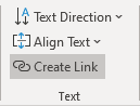 Text group in Word 365