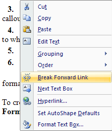 popup in Windows 2007