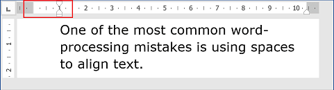 Hanging indents in Word 2016