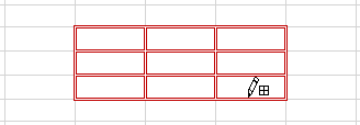 Draw Border Grid example in Excel 365