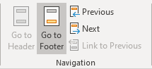 Go to Footer in Word for Microsoft 365 Go to Footer in Word 365
