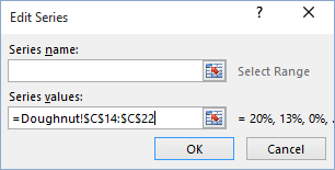 Edit Series in Excel 2016