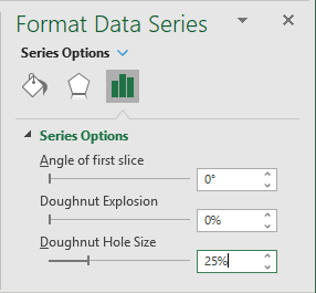 Series Options in Excel 365