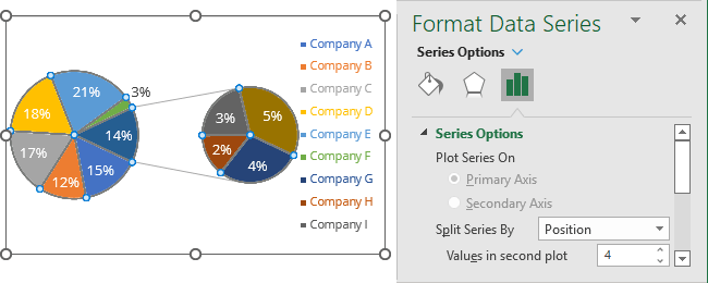 Example Split series by Position in Excel 365