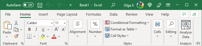 Display Minimized Ribbon Excel for Microsoft 365 Display Minimized Ribbon Excel 365