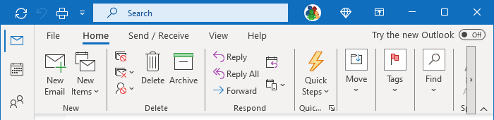 Classic Ribbon in Outlook for Microsoft 365 Classic Ribbon in Outlook 365