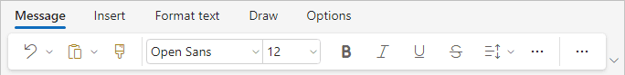 Show Tabs option in Outlook 365