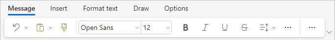 Simplified Ribbon in Outlook for Web Simplified Ribbon in Outlook for Web