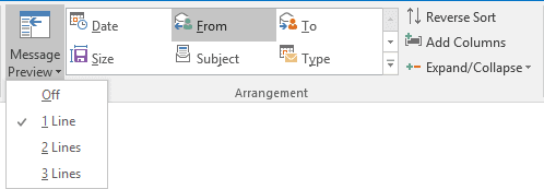 Preview in Outlook 2016 Preview in Outlook 2016