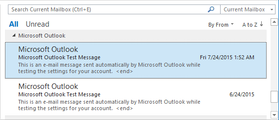 Preview in Outlook 2016