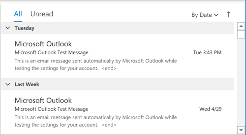 Preview in Outlook 365