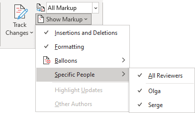 Reviewers in Word for Microsoft 365 Reviewers in Word 365