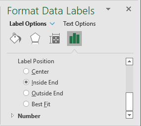 Chart Label Position in Excel 365