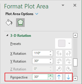 Perspective for pie chart in Excel for Microsoft 365 Perspective for pie chart in Excel 365