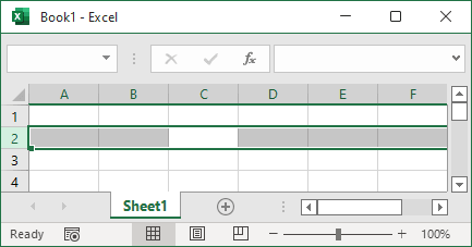Select the entire row in Excel for Microsoft 365 Select the entire row in Excel 365