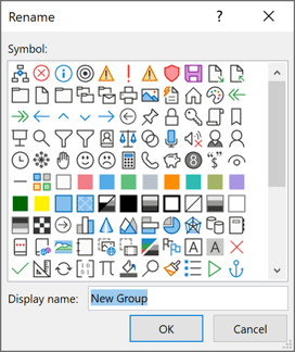 Rename the group in Outlook 365