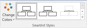 SmartArt Styles in Word 2016 SmartArt Styles in Word 2016