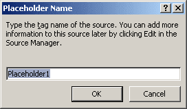 Placeholder Name in Word 2007