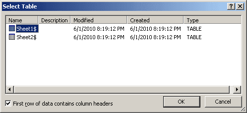 Select Table in Word 2007
