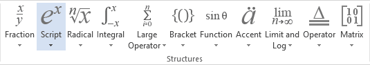 Structures in Word 2013