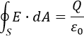 Gauss's law in Word 2016