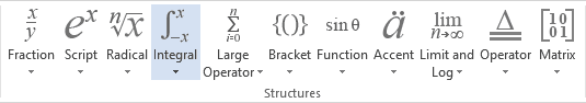 Structures in Word 2013