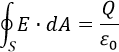 Gauss's law in Word 2013