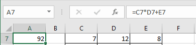 Edit bar in Excel 2016