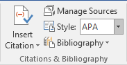 apa settings for word 2016