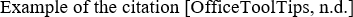 Square brackets in the citation Word 2016 Square brackets in the citation Word 2016