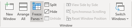 View tab in Excel for Microsoft 365 View tab in Excel 365