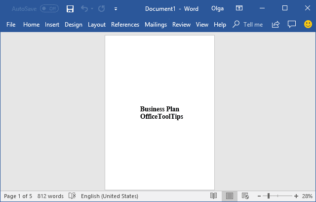 how to center text in word 2010 vertically