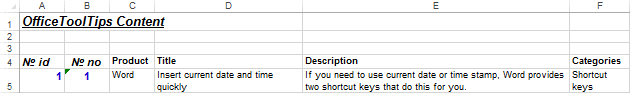 Selected text and cells in Excel 2013