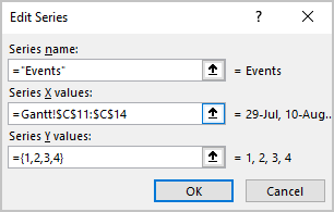New Data Series in Excel 365