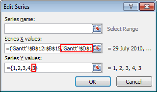 Edit Data Series in Excel 2010