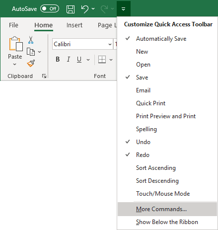 Quick Access in Excel for Microsoft 365 Quick Access in Excel 365