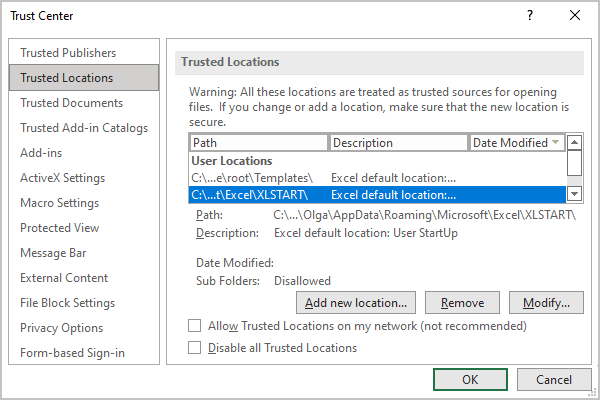 Opening Workbooks Automatically Microsoft Excel 365