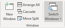 Switch Windows in PowerPoint 365