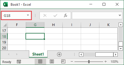 Name box in Excel for Microsoft 365 Name box in Excel 365