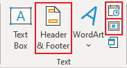 Header and Footer button in PowerPoint for Microsoft 365 Header and Footer button in PowerPoint 365