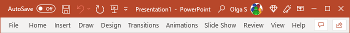 Minimized Ribbon PowerPoint for Microsoft 365 Minimized Ribbon PowerPoint 365