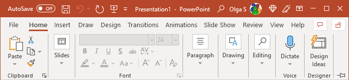 Display Minimized Ribbon PowerPoint for Microsoft 365 Display Minimized Ribbon PowerPoint 365