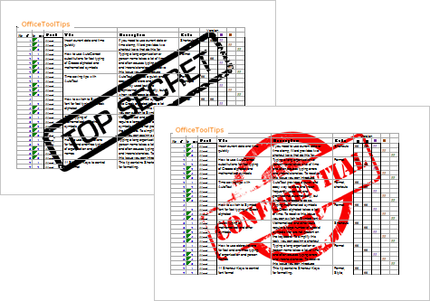 Watermark in Excel 2016 Watermark in Excel 2016
