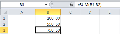 Example of separators Excel 2010 options