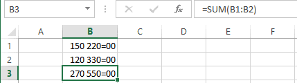 Example of separators Excel 2013 options