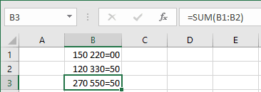 Example of separators Excel 2016 options
