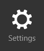 Windows 8 settings icon Windows 8 settings icon
