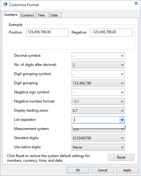 Customize Format Windows 10