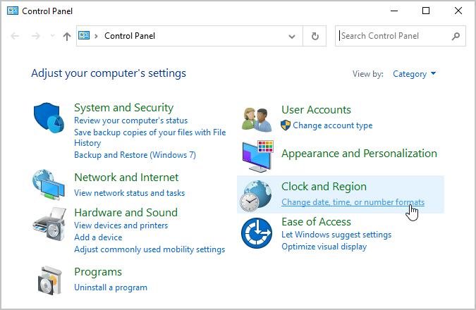 Control Panel Windows 10 Control Panel Windows 10